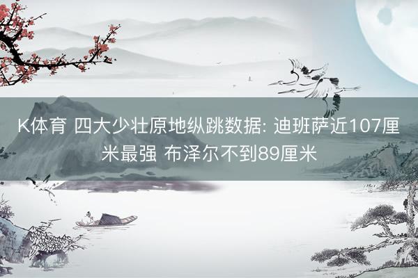 K体育 四大少壮原地纵跳数据: 迪班萨近107厘米最强 布泽尔不到89厘米