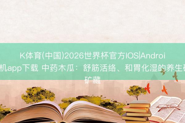 K体育(中国)2026世界杯官方IOS|Android手机app下载 中药木瓜：舒筋活络、和胃化湿的养生矿藏