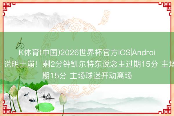 K体育(中国)2026世界杯官方IOS|Android手机app下载 说明土崩！剩2分钟凯尔特东说念主过期15分 主场球迷开动离场
