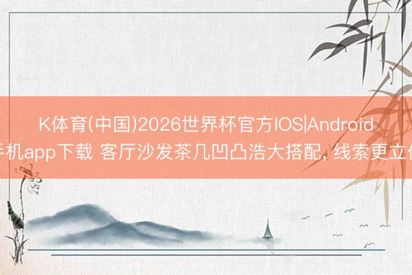 K体育(中国)2026世界杯官方IOS|Android手机app下载 客厅沙发茶几凹凸浩大搭配， 线索更立体