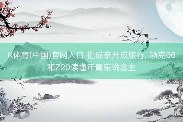 K体育(中国)官网入口 把成亲开成旅行, 领克06和Z20读