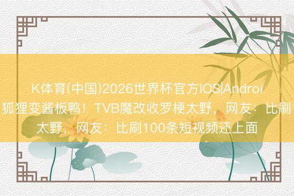 K体育(中国)2026世界杯官方IOS|Android手机app下载 雪山狐狸变酱板鸭!TVB魔改收罗梗太野,网友:比刷100条短视频还上面