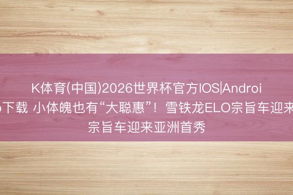 K体育(中国)2026世界杯官方IOS|Android手机app下载 小体魄也有“大聪惠”!雪铁龙ELO宗旨车迎来亚洲首秀